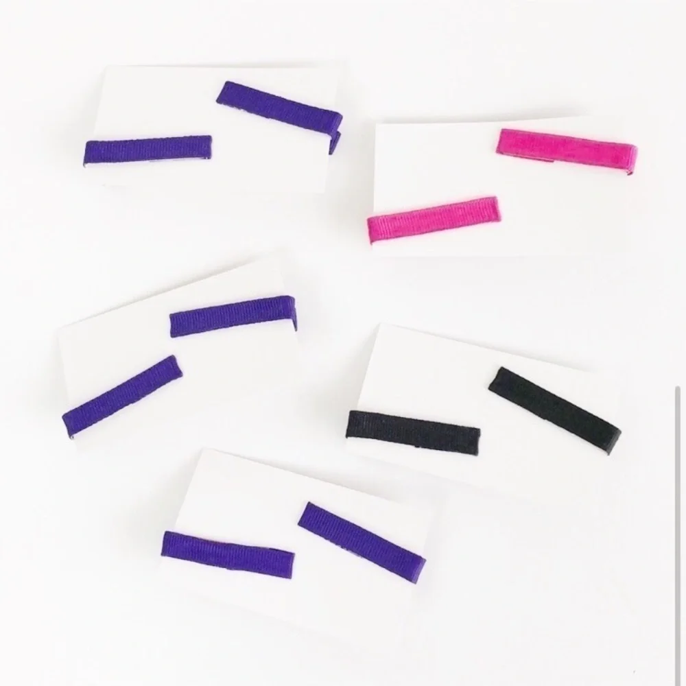 Set of 5 pairs of little girls’ hair clips
